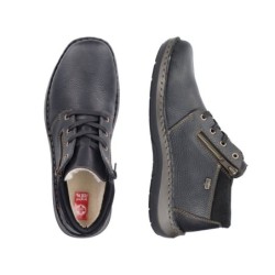 Rieker Herren Boots Tex Schwarz 03043-00 Schuhe