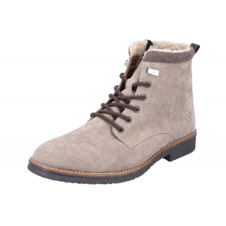 Rieker Herren Schnürboots Beige 33670-64 Schuhe
