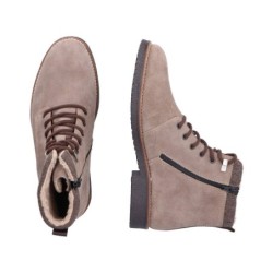 Rieker Herren Schnürboots Beige 33670-64 Schuhe