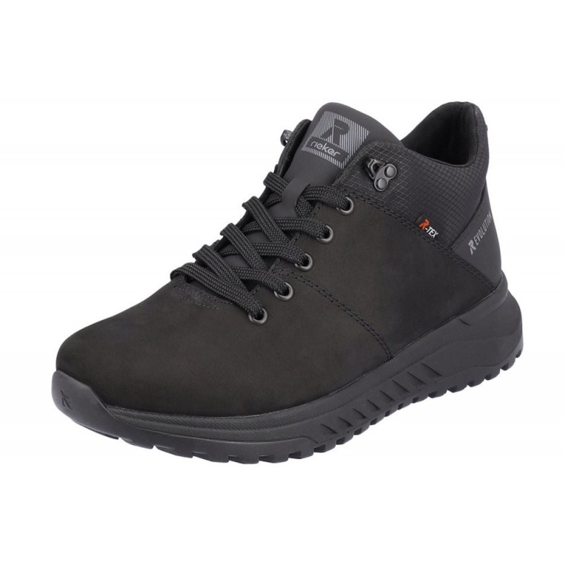 Rieker Evolution TEX Herren Sneaker Schwarz U0163-00 Schuhe
