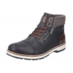 Rieker TEX Herren Schnürboots Schwarz Braun F3941-00 Schuhe