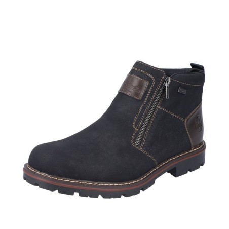 Rieker Herren Boots Schwarz TEX 37770-00 Schuhe
