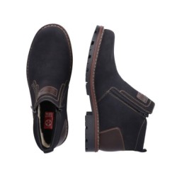 Rieker Herren Boots Schwarz TEX 37770-00 Schuhe