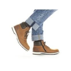 Rieker Herren Stiefel TEX Hellbraun F3934-68 Schuhe