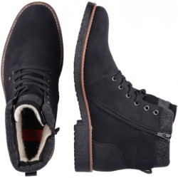 Rieker Herren Stiefel Schwarz 33640-01 Schuhe
