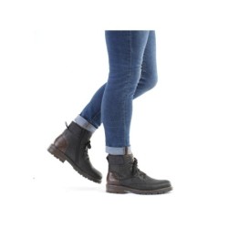 Rieker TEX Herren Schnürboots Schwarz Braun 32031-01 Schuhe