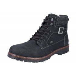 Rieker TEX Herren Schnürboots Schwarz F3642-00 Schuhe
