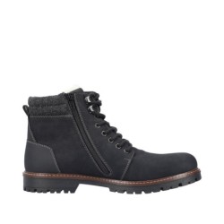 Rieker TEX Herren Schnürboots Schwarz F3642-00 Schuhe