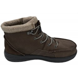 hey dude Herren Leder Boots Bradley Braun 40189-255 Schuhe