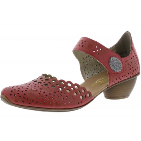 Rieker Damen Pumps Rot 43753-33 Schuhe