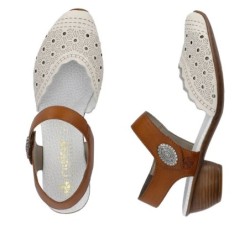 Rieker Damen Pumps Beige-Braun 43703-60 Schuhe
