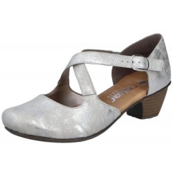 Rieker Damen Pumps Silber 41781-40 Schuhe
