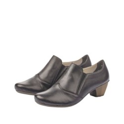 Rieker Damen Hochfrontpumps Schwarz 41751-01 Schuhe