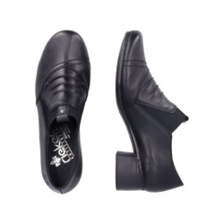 Rieker Damen Hochfrontpumps Schwarz 41657-00 Schuhe