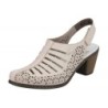 Rieker Damen Hochfrontpumps Beige 40959-60 Schuhe