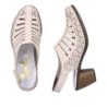 Rieker Damen Hochfrontpumps Beige 40959-60 Schuhe