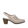 Rieker Damen Hochfrontpumps Beige 40959-60 Schuhe