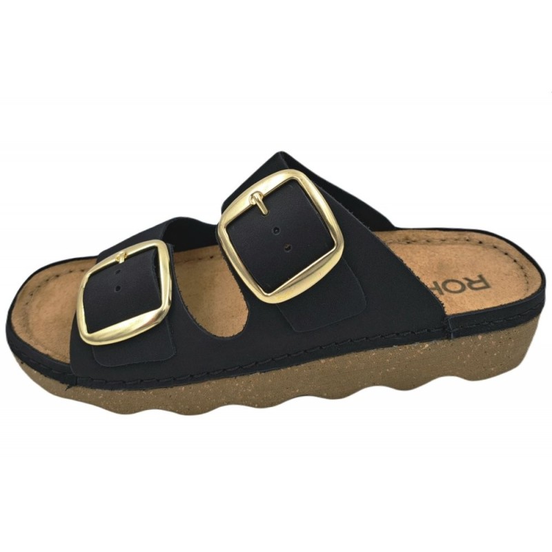 Rohde Pantolette Foggia Schwarz 6222-90 Schuhe