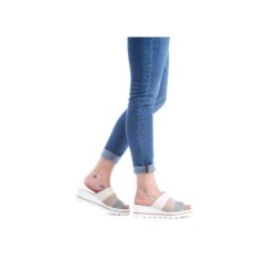 Rieker Damen Pantolette Multi 67492-90 Schuhe