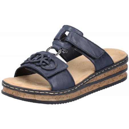 Rieker Damen Pantolette Dunkelblau 62936-14 Schuhe