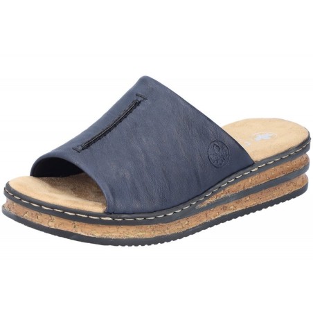 Rieker Damen Pantolette Dunkelblau 62905-14 Schuhe