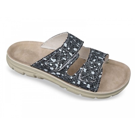 Padero Damen Pantolette Grau 220440001 Schuhe