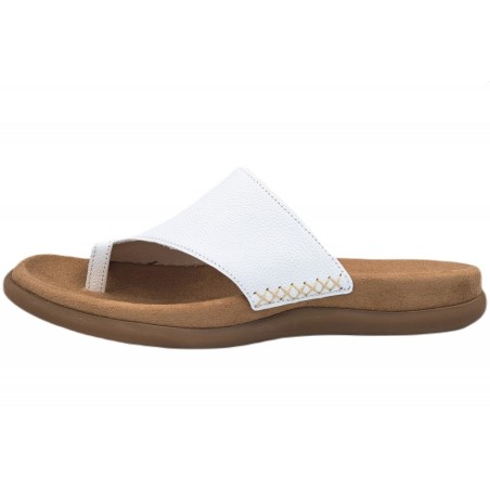 Gabor Damen Leder Pantolette Weiß 03-700-21 Schuhe