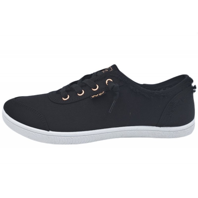Skechers Canvas Sneaker Schwarz 33492 BLK Schuhe