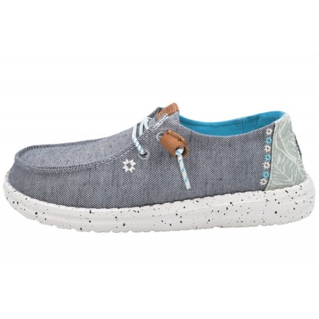 hey dude Damen Slipper Wendy Heathered Grey 40753-030 Schuhe