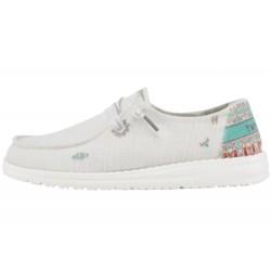 hey dude Damen Wendy Flora Lily White 12216-0215 Schuhe
