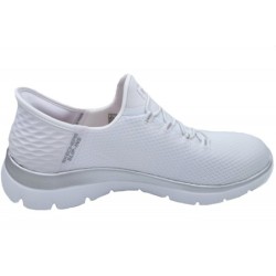 Skechers Damen Slip-Ins Summits Weiß/Silber 150123 WSL Schuhe