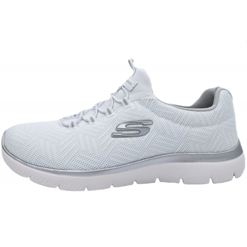Skechers Damen Summits Weiß/Silber 150119 WSL Schuhe