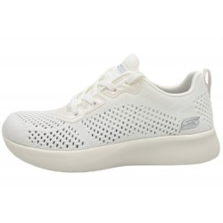 Skechers Damen Bobs Squad Weiß 117018 WHT Schuhe