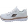 Skechers Damen Graceful Weiß/Rosé-Gold 12615 WTRG Schuhe