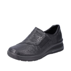 Rieker Tex Damen Slipper Schwarz L7761-00 Schuhe