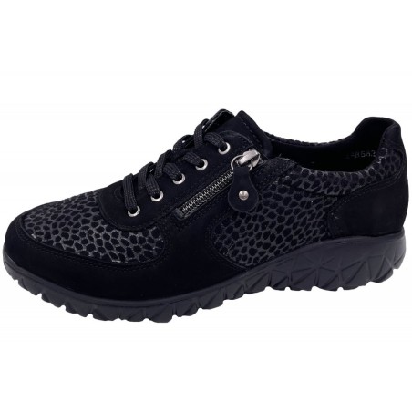 Waldläufer Damen Sneaker Schwarz H89001-219-001 Schuhe