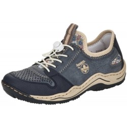 Rieker Damen Sneaker Blau L0538-14 Schuhe