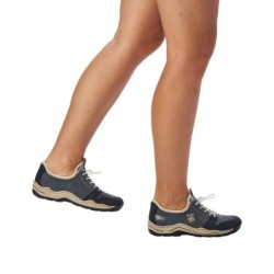 Rieker Damen Sneaker Blau L0538-14 Schuhe