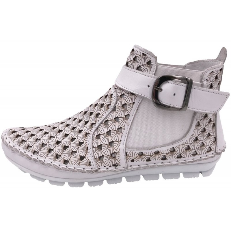 Gemini Damen Sommerstiefelette Weiß 382010-19-001 Schuhe