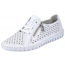 Rieker Damen Schnürer Weiß M2300-80 Schuhe