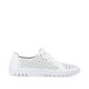 Rieker Damen Schnürer Weiß M2300-80 Schuhe