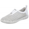 Rieker Damen Slipper Weiß N0965-80 Schuhe