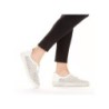 Rieker Damen Slipper Weiß N0965-80 Schuhe