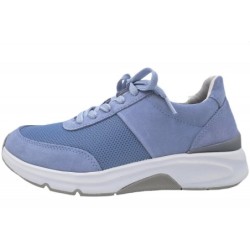 Gabor Rollingsoft Damen Sneaker Azur Blau 46897-26 Schuhe