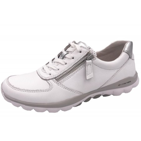 Gabor Rollingsoft Damen Halbschuh Weiß 86-968-51 Schuhe
