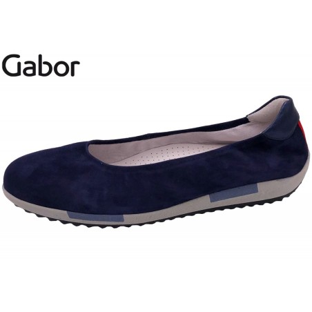 Gabor Damen Ballerina Blau  42411-36 Schuhe
