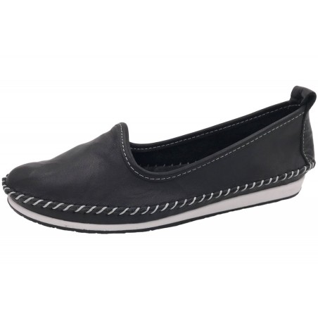 Andrea Conti Damen Slipper Schwarz 0027449-002 Schuhe