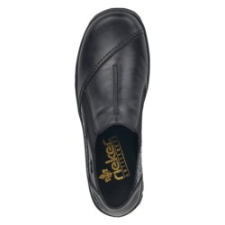 Rieker Damen TEX Slipper Schwarz L7178-00 Schuhe
