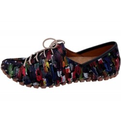 Gemini Damen Schuhe Schwarz Bunt 31215-009 Schuhe