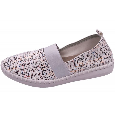 Scandi Damen Slipper Beige 221-0047-k1 Schuhe